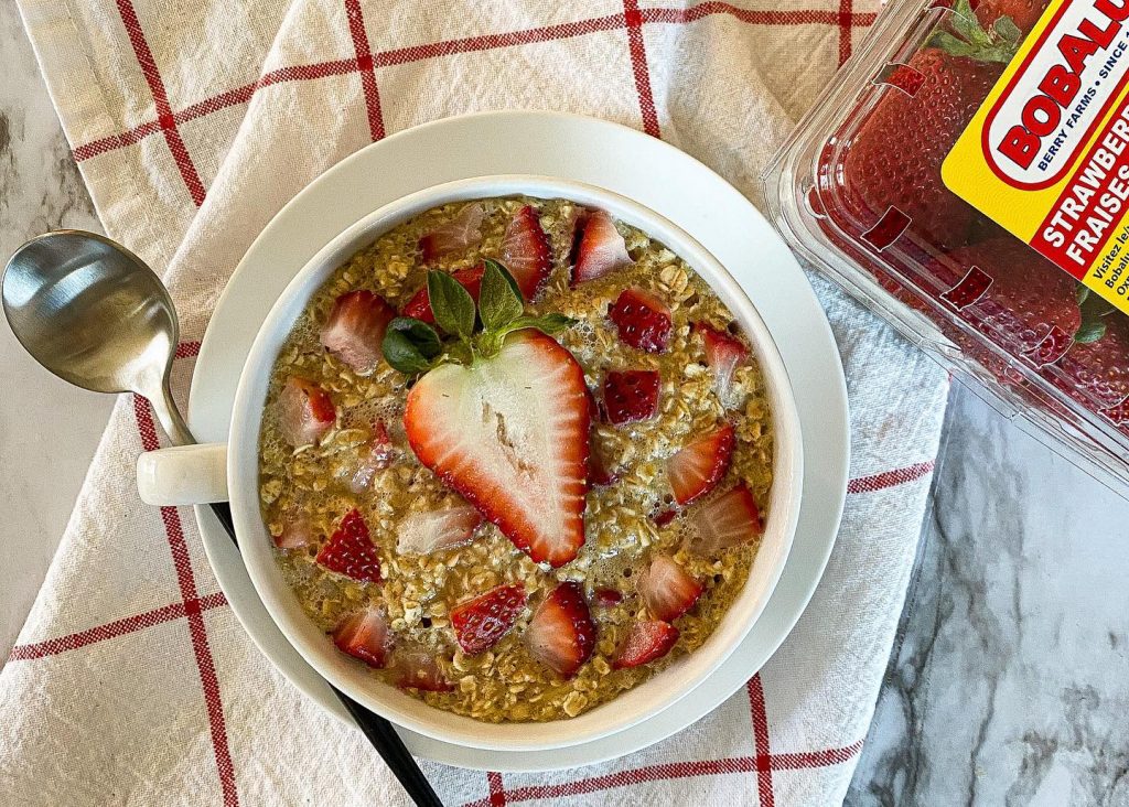 Strawberry Banana Baked Oatmeal Bobalu Berries