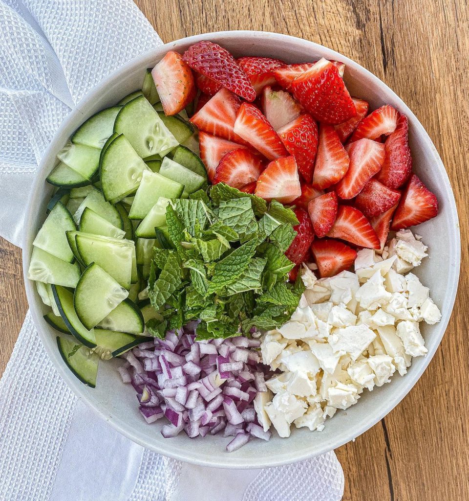 Strawberry Cucumber Salad Bobalu Berries